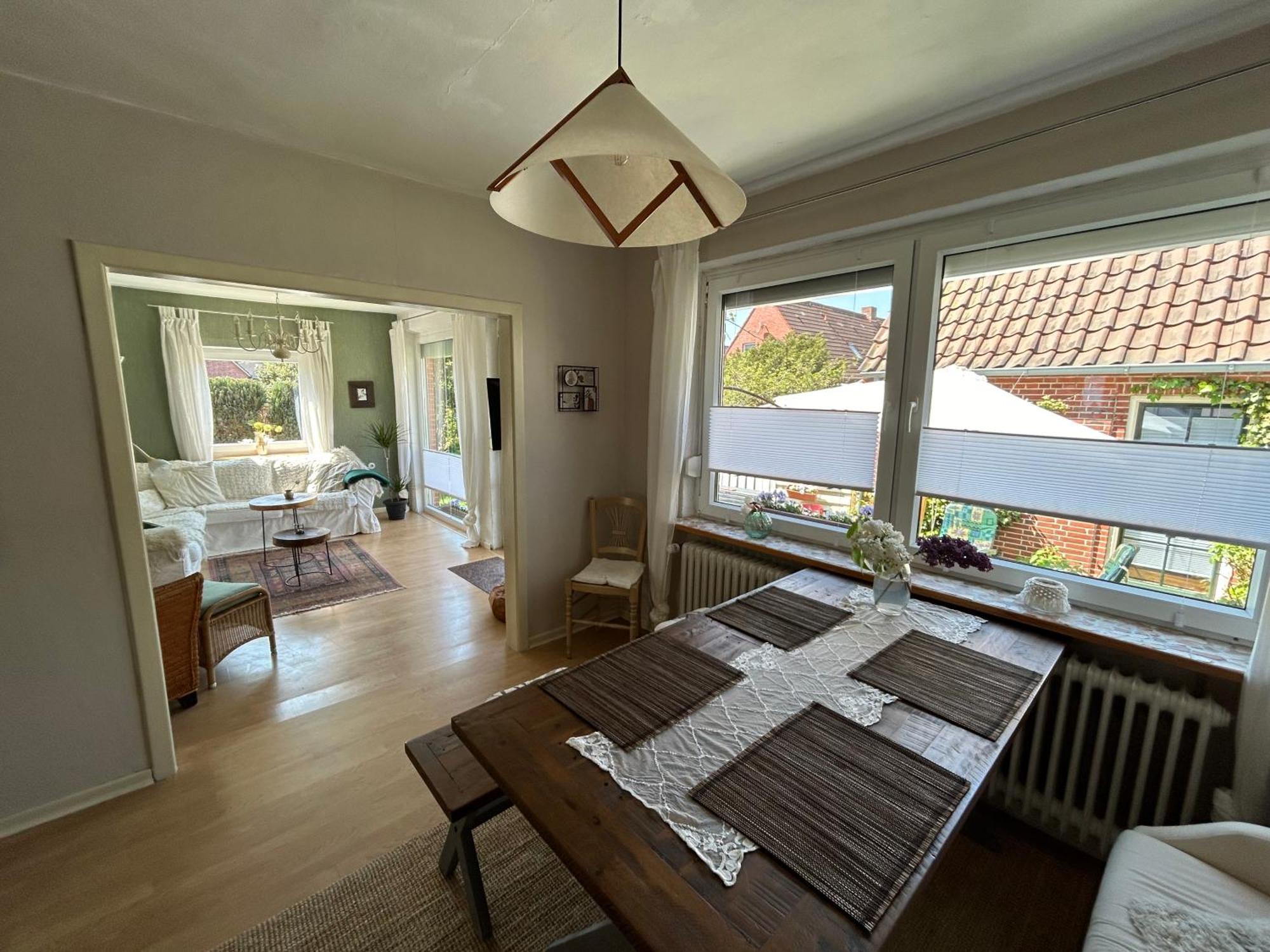 Ferienwohnung Haus Papenburg Garten Parkplatz Nordsee 外观 照片