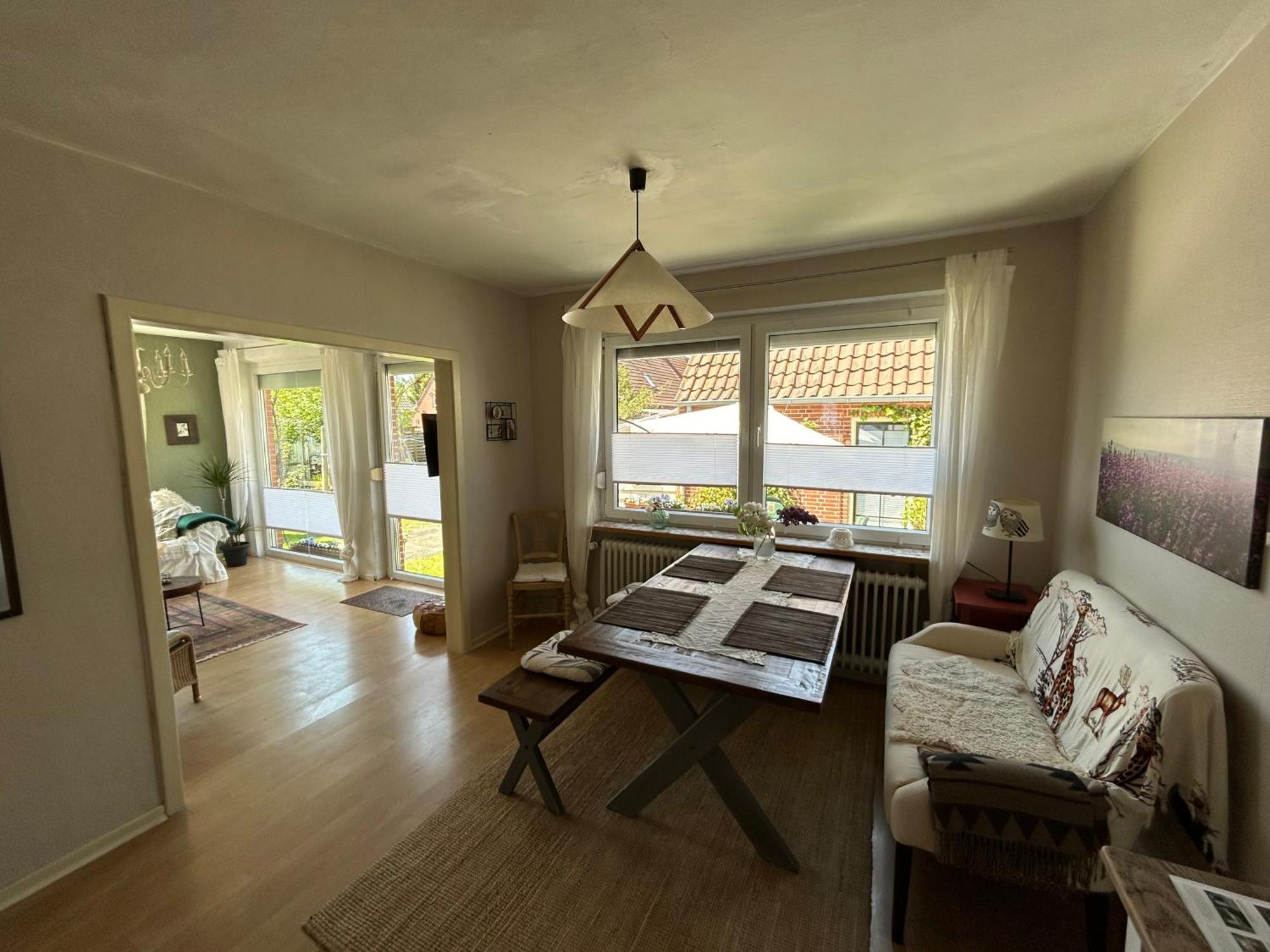 Ferienwohnung Haus Papenburg Garten Parkplatz Nordsee 外观 照片